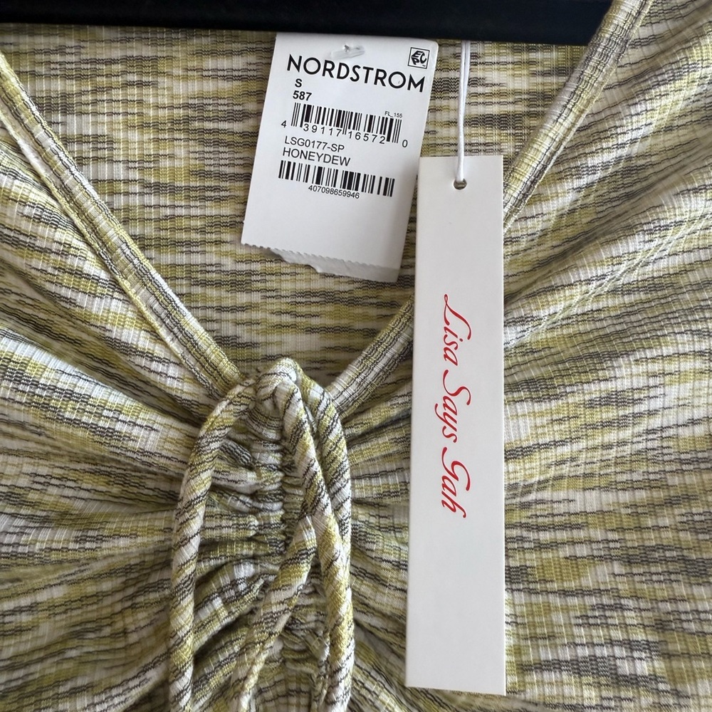 Lisa Says Gah Lotta Mini Dress in Honeydew - Picture 3 of 5